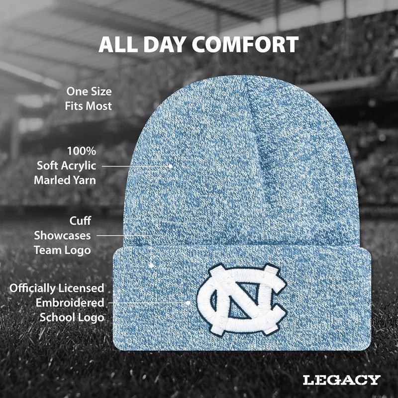 Legacy NCAA Officially Licensed Ribbed Knit Cuff Beanie, Unisex, One Size Fits Most - Image 2